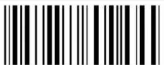 Black and white barcode image with vertical lines and dots