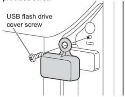 SHARP PNY325 - Setting the USB flash drive cover - 2