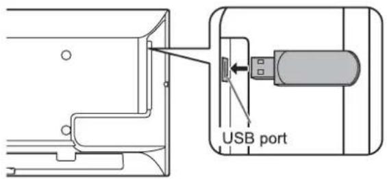 SHARP PNY325 - Setting the USB flash drive cover - 1