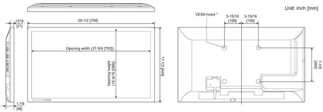 SHARP PNY325 - ■Dimensional Drawings - 1