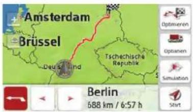 Amsterdam Brüssel Deutschland Tschechische Republik Optimeren Optanen Simulation Berlin 688 km / 6:57 h Start