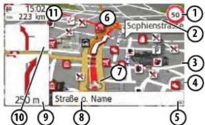 15.02 223 km Sophienstraße 250 m Straße o. Name 11 6 50 7 2 3 4 10 9 8 5