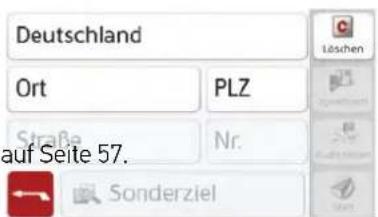 Deutschland Ort PLZ Straße Nr. auf Seite 57. Sonderziel