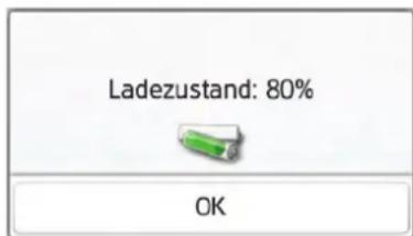 Ladezustand: 80% OK