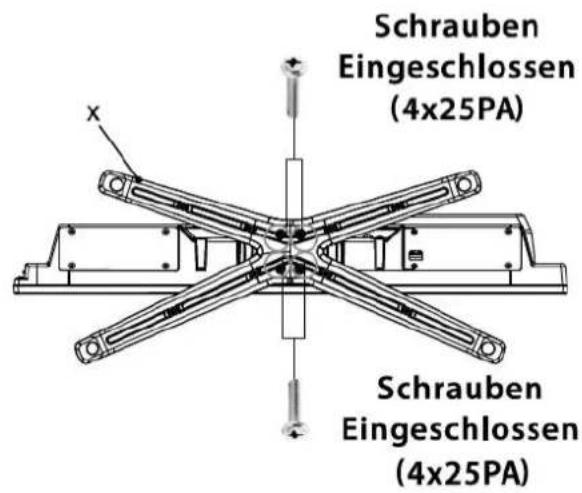 Schrauben Eingeschlossen (4x25PA) Schrauben Eingeschlossen (4x25PA)