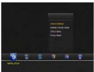 Amkorra Settings Bluetooth Channel Devices WiFi Status Fuzzy Reset