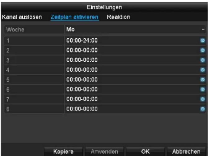 ABUS HDCC90010 - Zeitplan aktivieren - 1