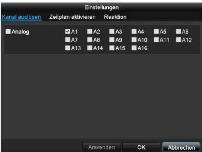 ABUS HDCC90010 - Kanal auslösen - 1