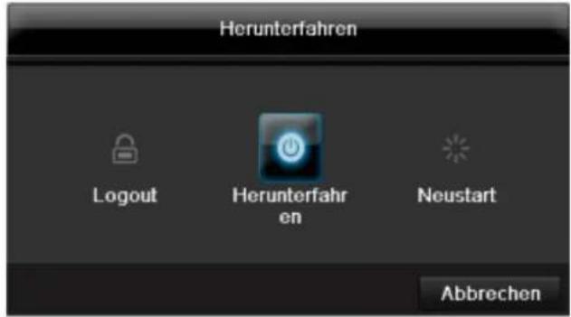 ABUS HDCC90010 - Gerät ausschalten, sperren, neu starten - 1