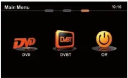 Main Menu 10:16 DV0 DVBT Off