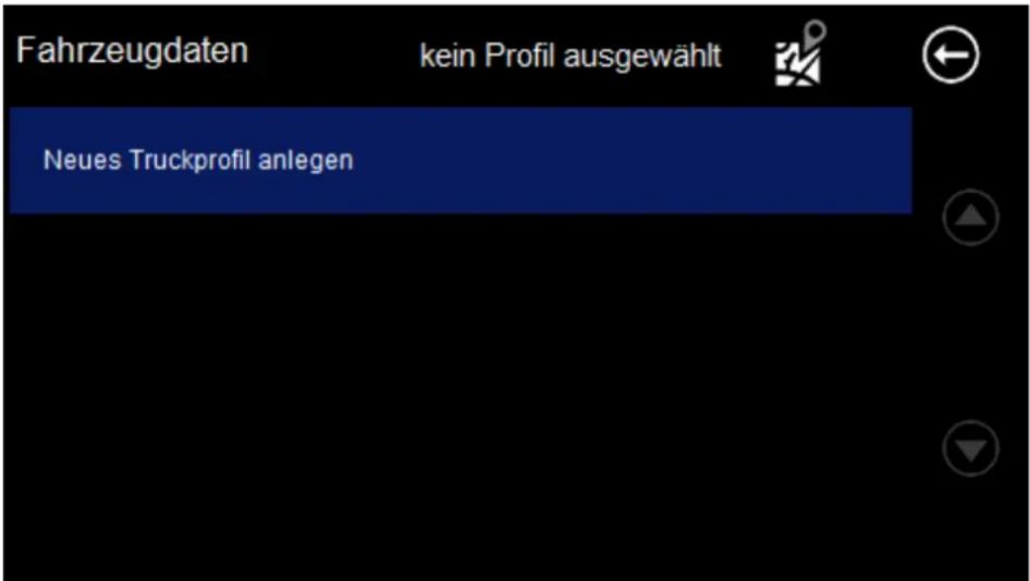 BLAUPUNKT TravelPilot 52 - Fahrzeugdaten (verfügbar nur bei Lkw-/Truck-Geräten mit entsprechender Ausstattung) - 1