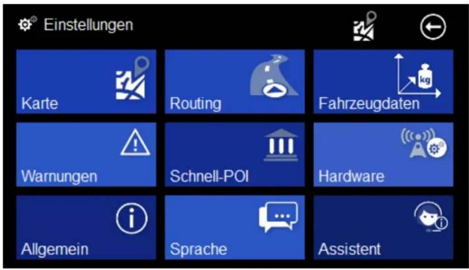 BLAUPUNKT TravelPilot 52 - Einstellungen - 1