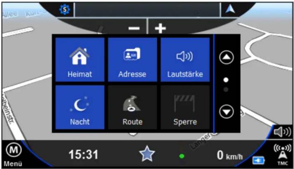 BLAUPUNKT TravelPilot 52 - Schnell-Menü - 2