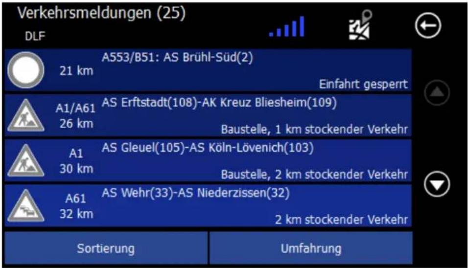 BLAUPUNKT TravelPilot 52 - TMC Status (nur bei Geräten mit TMC-Empfänger verfügbar) - 1