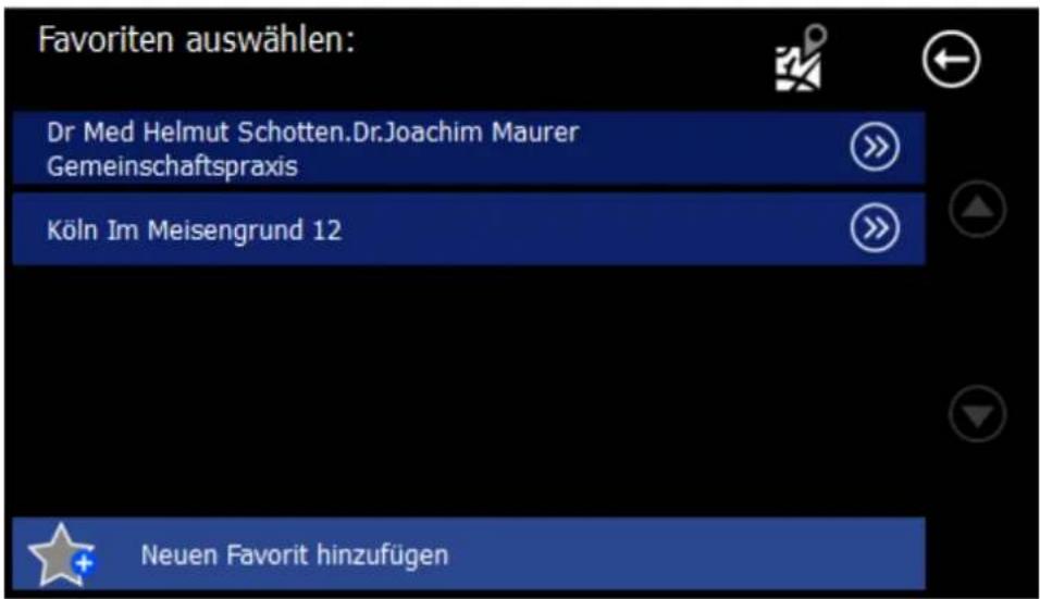 BLAUPUNKT TravelPilot 52 - Favoriten - 1