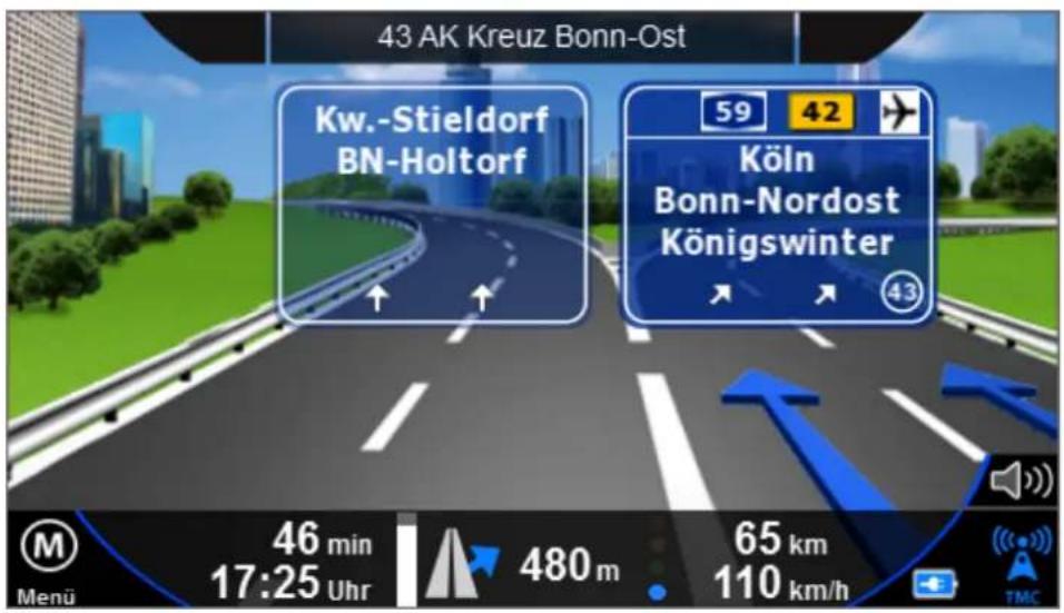 BLAUPUNKT TravelPilot 52 - Fahrspurinformationen / Fahrspurassistent - 2