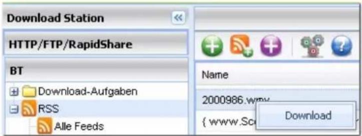 Download Station HTTP/FTP/RapidShare BT Download-Aufgaben RSS Alle Feeds Name 2000986.wwv { www.Sc Download