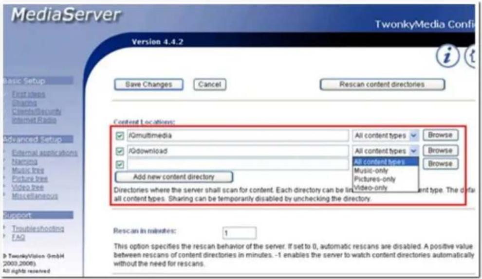 QNAP TS-EC1279U - Einrichtendes Twonky Media - Servers - 1