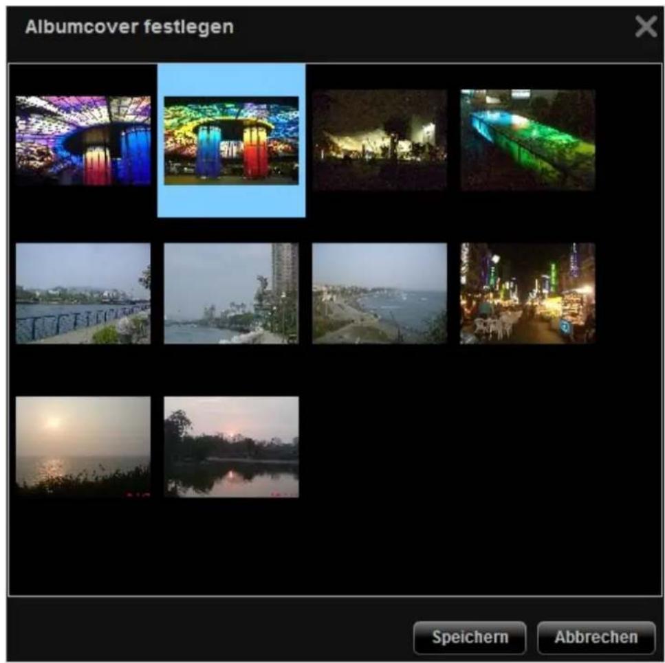 Albumcover festlegen Speichern Abbrechen