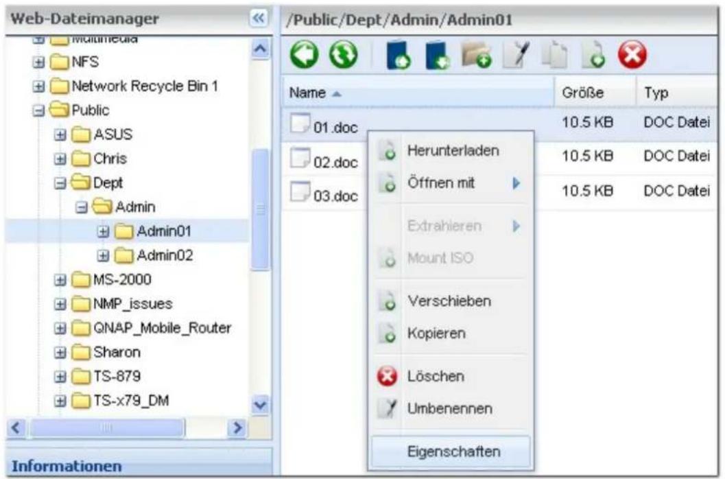 Web-Dateimanager /Multimedia NFS Network Recycle Bin 1 Public ASUS Chris Dept Admin Admin01 Admin02 MS-2000 NMP_issues QNAP_Mobile_Router Sharon TS-879 TS-x79_DM Informationen /Public/Dept/Admin/Admin01 Name ▲ Größe Typ 01.doc 10.5 KB DOC Datei 02.doc 10.5 KB DOC Datei 03.doc Herunterladen Öffnen mi…