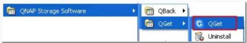 QNAP Storage Software QBack QGet QGet Uninstall