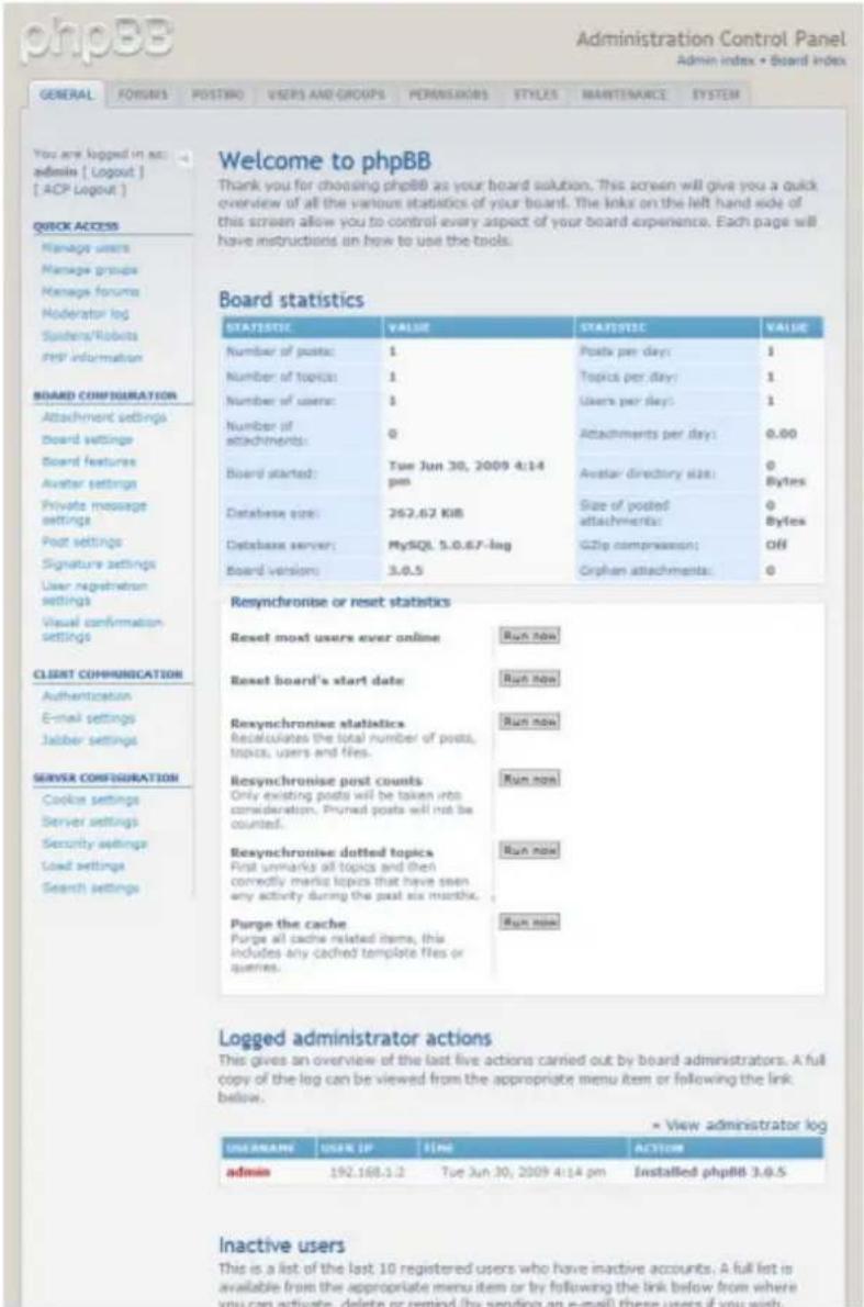 QNAP TS-EC1279U - Starten der webbasierten phpBB3-Installation - 12