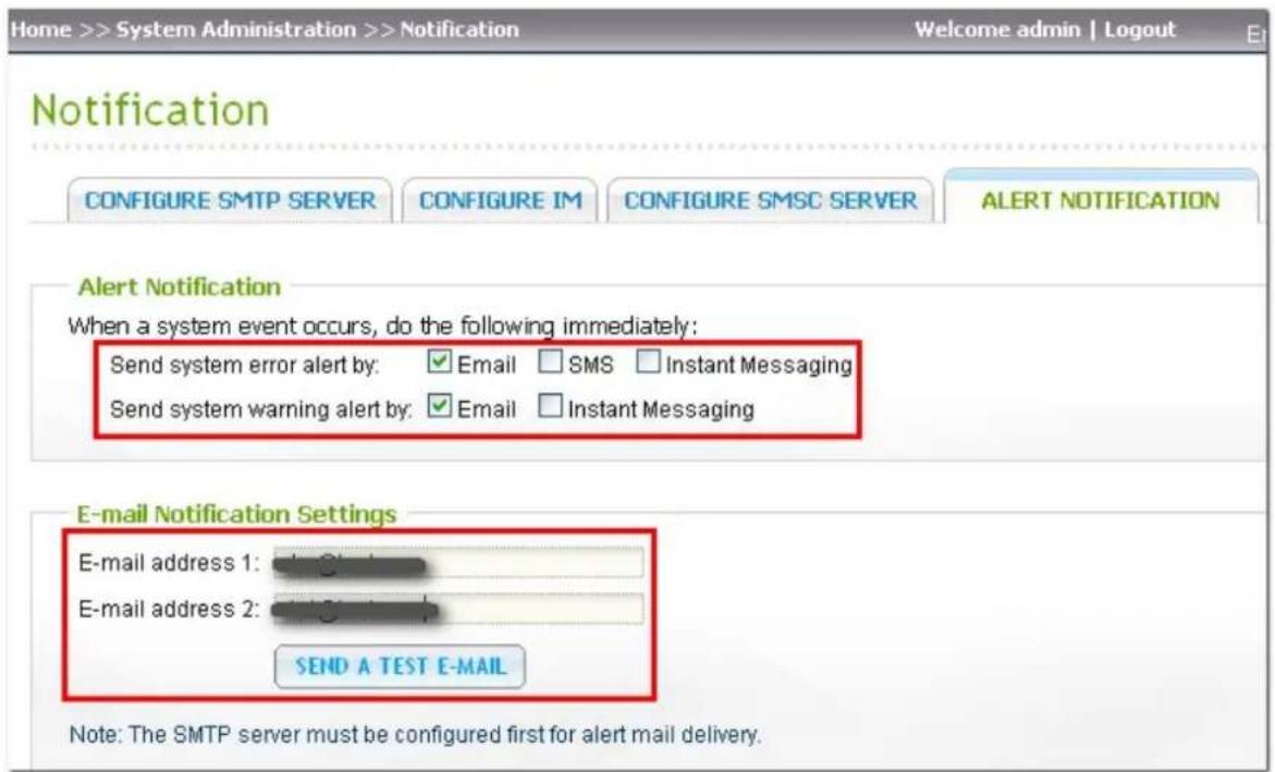 QNAP TS-EC1279U - eMail-Alarm einrichten - 2
