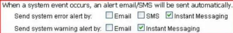 QNAP TS-EC1279U - Alert Notification - 1