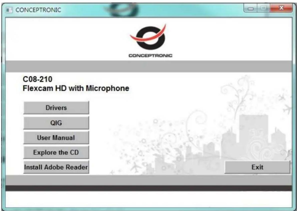 CONCEPTRONIC CLLFLCAMHD - Driver installation - 1