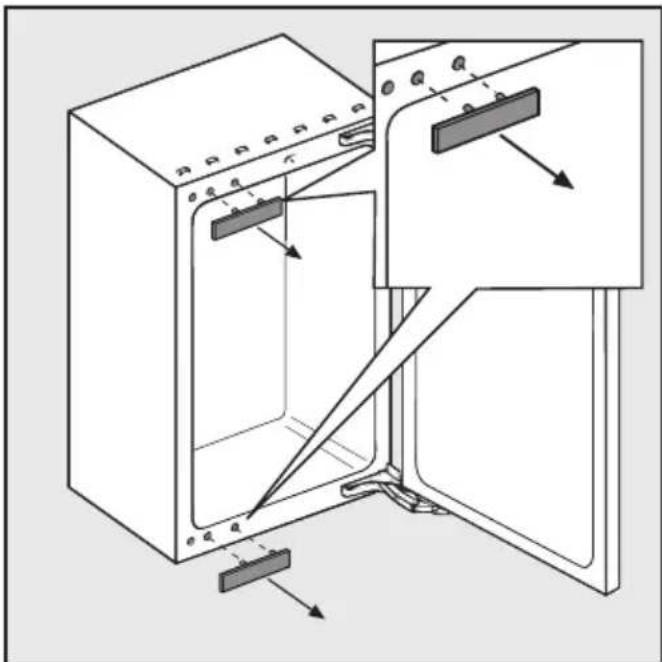 MIELE K 5324 iF - Türanschlag wechseln - 1