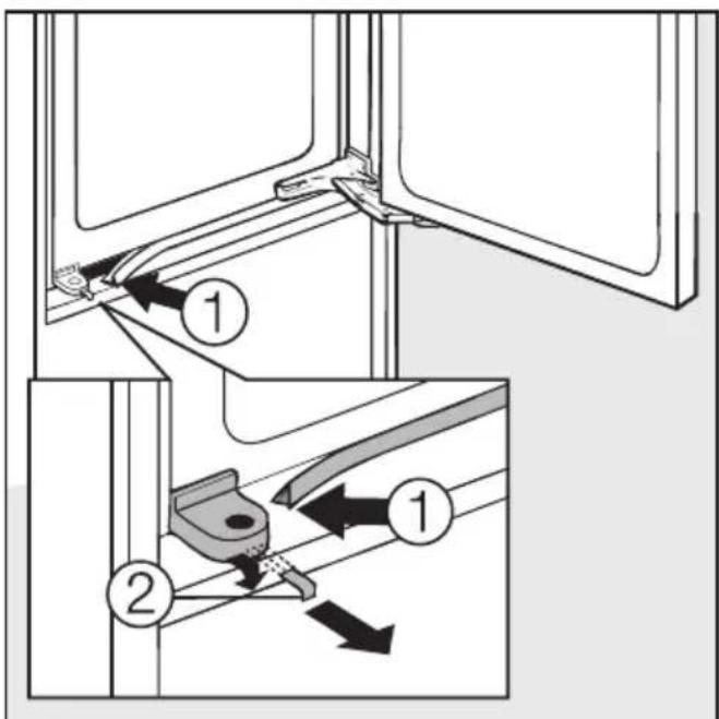 MIELE K 5324 iF - Gewicht der Möbeltür - 10