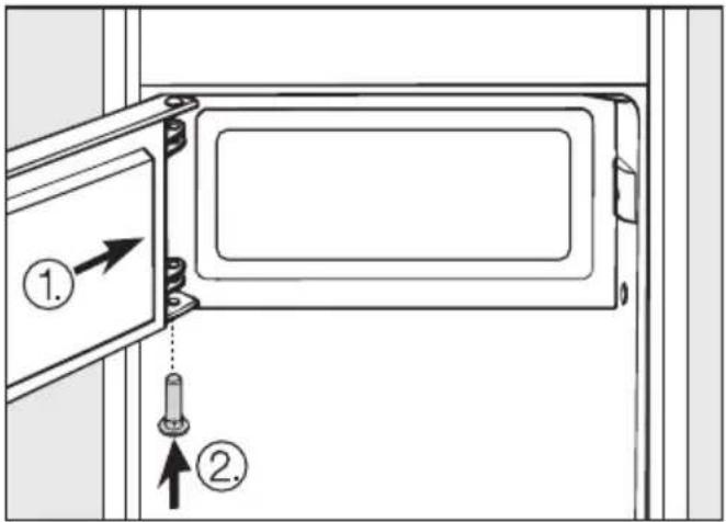 MIELE K 5324 iF - Türanschlag wechseln - 7