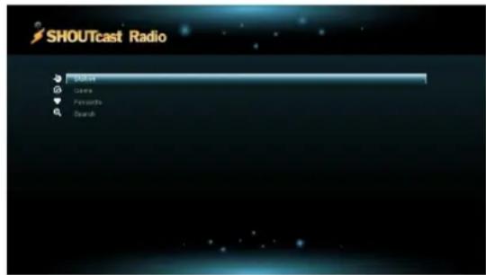 SHOUTcast Radio Outlet Game Pandora Search