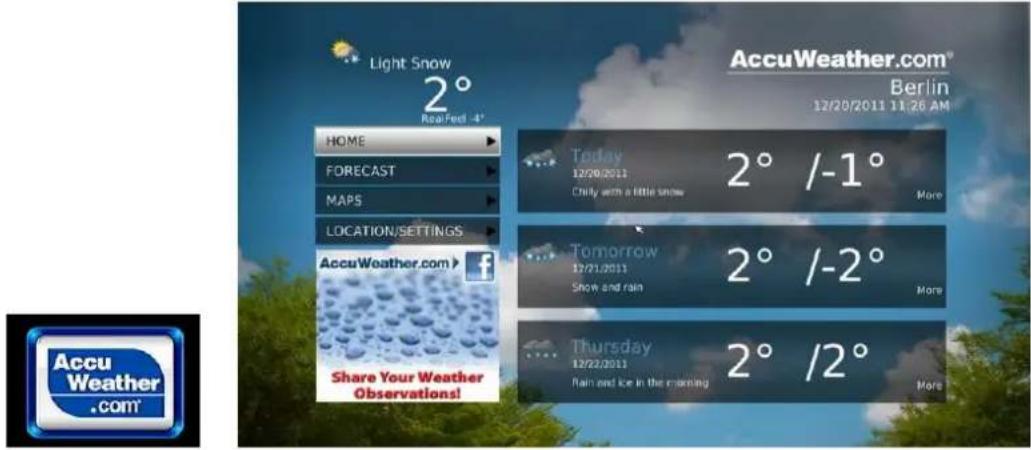 Fantec 3DFHDN - Wetter im Hauptmenü - 2
