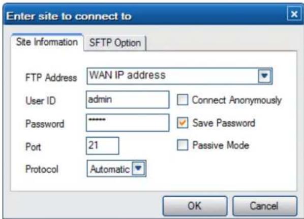 Fantec 3DFHDN - Zugriff von einen FTP Programm - 1