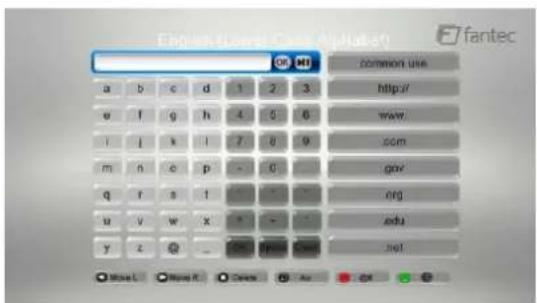 English Level Case Alpha-er fantec OK OK common use a b c d 1 2 3 http:// e f g h 4 5 6 www. i j k l 7 8 9 com m n e p - 0 gov/ q r s 1 . . . . . org u v w x + - . edu y z @ _ . . . . . . . . . . . . . . . . . . . . . . . . . . . . . . . . . . . . . . . . . . . . . Move L Move R Cuts A E F G