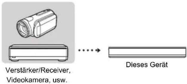 Verstärker/Receiver, Videokamera, usw. ... Dieses Gerät