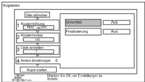 PANASONIC DMR-BST850EG - Stellen Sie den Aufnahmemodus ein ( 9). - 4