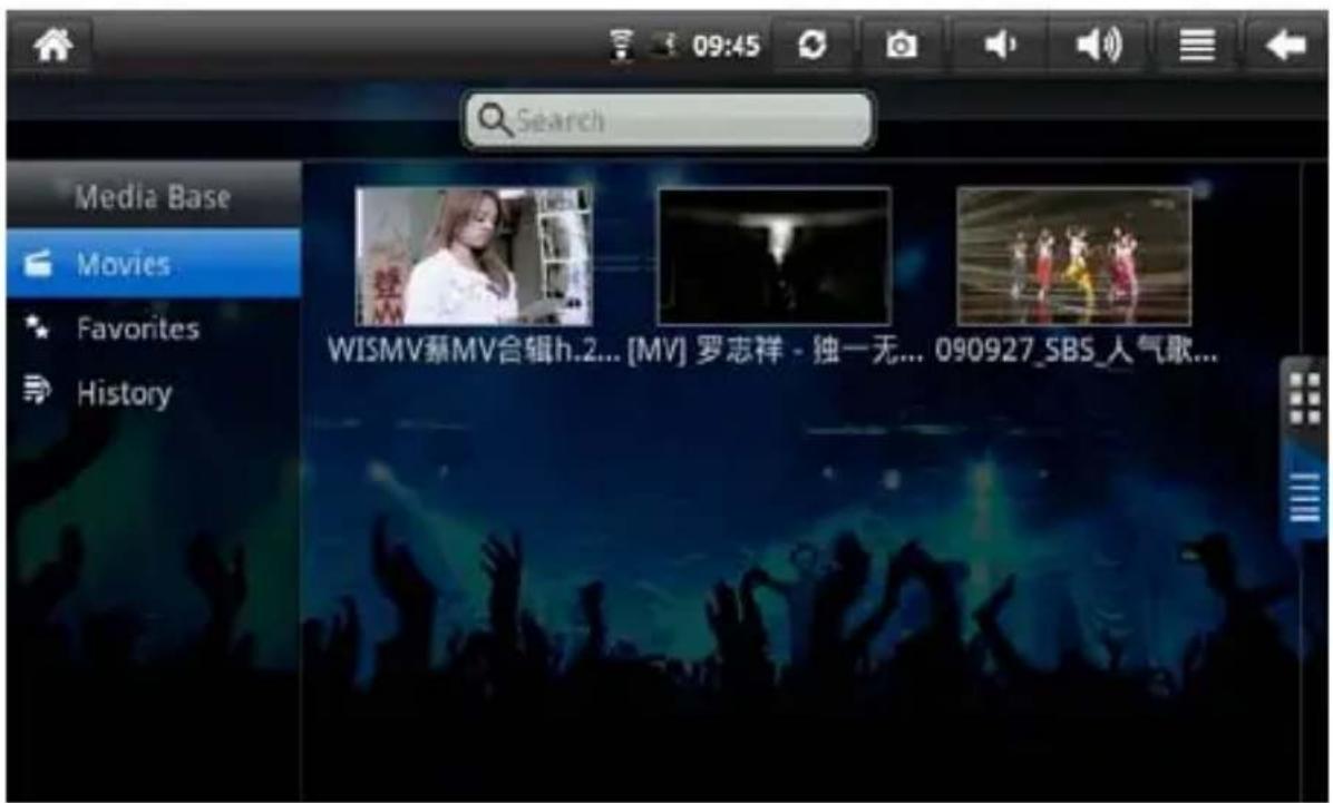 Media Base Movies Favorites History WISMV蔡MV台辑h.2... [MV] 罗志祥 - 独一无... 090927_SBS_人气歌...