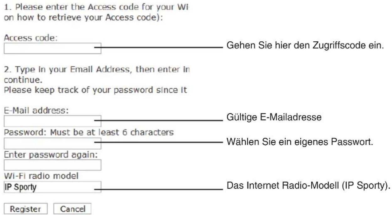 dnt IP Sporty - Portal-Registrierung - 2