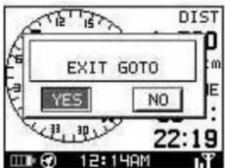 EXIT GOTO YES NO 22:19 12:14AM