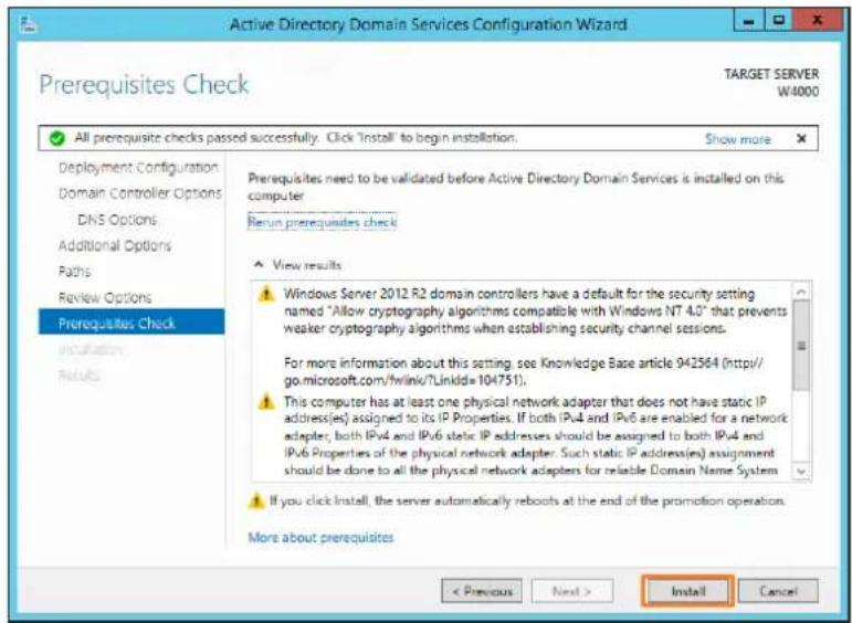 Thecus W4000+ - - Eine neue Active Directory Umgebung erstellen. - 18