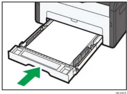 RICOH SP 211 - Einlegen von Papier in Magazin 1 - 7