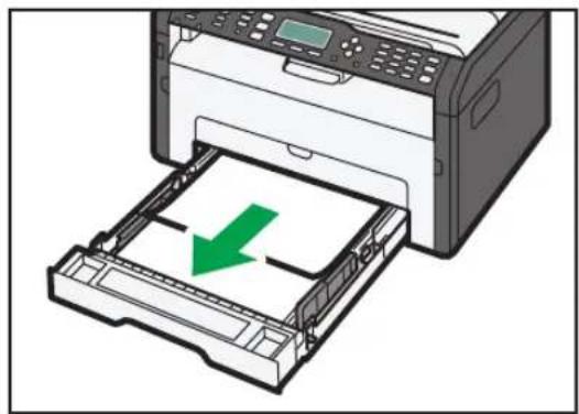 RICOH SP 211 - Entfernen von Papierstau aus Magazin 1 - 1