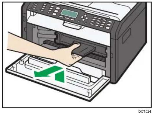RICOH SP 211 - Reinigen des Innenraums des Geräts - 1