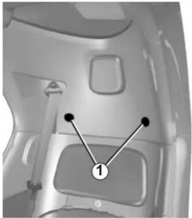 RENAULT Twizy Z.E. (2012) - REAR LIGHTS: changing bulbs (1/2) - 1