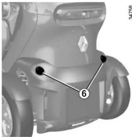 RENAULT Twizy Z.E. (2012) - Number plate lights 5 - 1