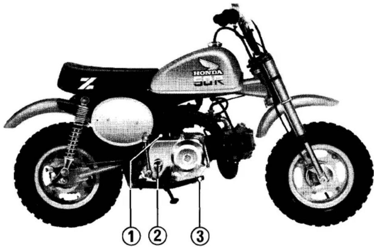 HONDA 30K ① ② ③