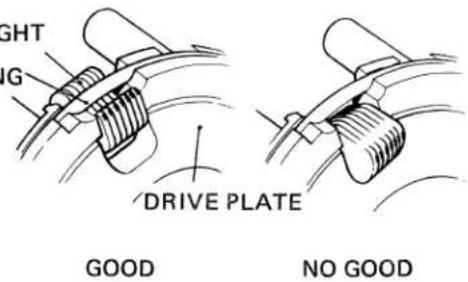 GHT ING DRIVE PLATE GOOD NO GOOD