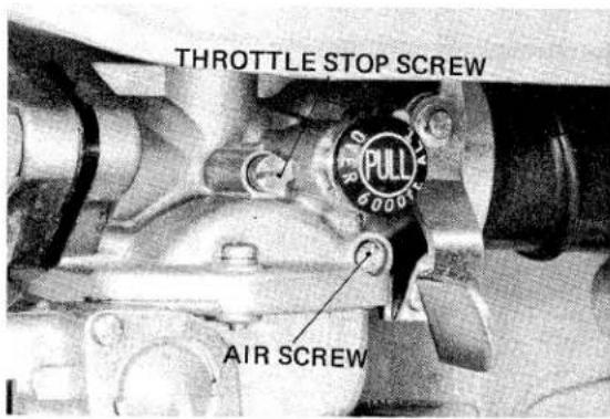 THROTTLE STOP SCREW PULL AIR SCREW